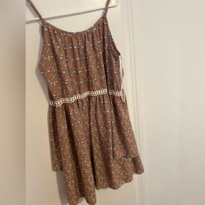 Darker pink dress. Long sleeve.